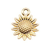 20pcs 3 Colors 19x15mm Sun Flower Charm Pendants For Jewelry Making Sunflower Flower Pendants Charm Sunflower ef4535