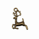 WYSIWYG 20pcs 3 Colors 22x14mm Elk Deer Charm For Jewelry Making Zinc Alloy Jewelry Findings EF3798