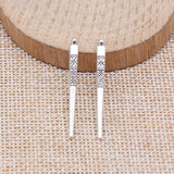 WYSIWYG 20pcs 35x3.2mm Antique Silver Color Cone Charms For Jewelry Making