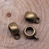 20pcs 4x6x8mm Glossy Spacers Beads Bail For Jewelry Making Glossy Bail Beads Charm Glossy Bail Beads EF4286