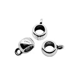 20pcs 4x6x8mm Glossy Spacers Beads Bail For Jewelry Making Glossy Bail Beads Charm Glossy Bail Beads EF4286