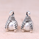 WYSIWYG 20pcs 6 Colors 16x8mm Dragon Claw With Ball Charms Pendant For Bracelet Making Necklace Making Earring Making