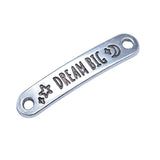 WYSIWYG 20pcs 6x30mm Antique Silver Color Dream Big Long Bar Connector Pendant For DIY Jewelry Making