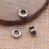 WYSIWYG 20pcs 6x6x3mm Spacer Beads Fit Charm Bracelet Findings Jewelry Making Antique Silver Color Spacer Beads Charm