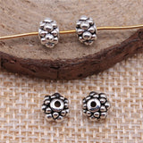 WYSIWYG 20pcs 6x6x4mm DIY Spacers Beads Charms For Jewelry Making Small Hole Spacers Beads Charm Spacers Beads