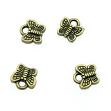 20pcs 7x7mm Small Butterfly Pendants Charm For Jewelry Making Antique Bronze Small Butterfly Pendants Charm Butterfly