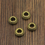 WYSIWYG 20pcs 7x7mm Spacer Beads For Jewelry Making Antique Gold Color Jewelry Findings Jewelry Accessories