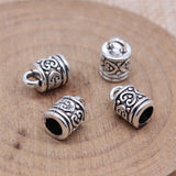 WYSIWYG 20pcs 7x7x10mm Pendant Tassel Cap Tassel Cap Charm Pendants For Jewelry Making Antique Silver Color Tassel Cap Pendants