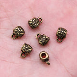 WYSIWYG 20pcs 8x5x5mm Beads Bails Charms For Jewelry Making Charm Bail Beads Jewelry Findings Beads Bails Charms