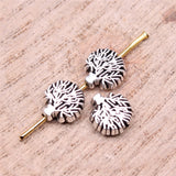 WYSIWYG 20pcs 8x8mm Antique Silver Color Tree Beads For Jewelry Making DIY Jewelry Findings
