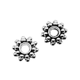 WYSIWYG 20pcs 8x8x2mm Antique Silver Color Spacer Beads Fit Bracelet Findings Jewelry Making Round Spacer Beads Charm Charm