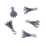 WYSIWYG 20pcs 9x16mm Antique Silver Color 3D Badminton Charms Pendant For DIY Jewelry Making Handmade Jewelry Craft Findings