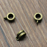 WYSIWYG 20pcs 9x7x4mm Charm Clip Clasp Bail Beads Pendants For Jewelry Making Beads Bails Pendants Pendant Beads Bails