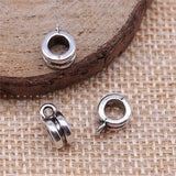 WYSIWYG 20pcs 9x7x4mm Charm Clip Clasp Bail Beads Pendants For Jewelry Making Beads Bails Pendants Pendant Beads Bails