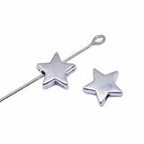 WYSIWYG 20pcs 9x9mm Antique Silver Color Star Beads For Jewelry Making DIY Jewelry Findings