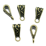 WYSIWYG 20pcs Bail Beads Charms 3 Colors Zinc Alloy DIY Jewelry Making Accessories DIY For Bracelet Necklace 6x7x10mm