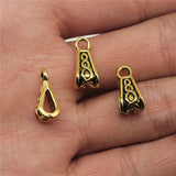 WYSIWYG 20pcs Bail Beads Charms 3 Colors Zinc Alloy DIY Jewelry Making Accessories DIY For Bracelet Necklace 6x7x10mm