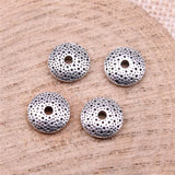 WYSIWYG 20pcs Charms 10x3mm Spacer Bead Charms For Jewelry Making DIY Jewelry Findings Antique Silver Color Alloy Charms Pendant