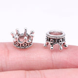 WYSIWYG 20pcs Charms 10x7x6mm Crown Charms For Jewelry Making DIY Jewelry Findings Antique Gold Color Alloy Charms Pendant