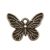 WYSIWYG 20pcs Charms 13x18mm Butterfly Charms For Jewelry Making DIY Jewelry Findings Antique Silver Color Alloy Charms Pendant EF3913