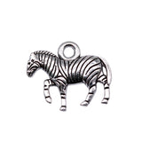 WYSIWYG 20pcs Charms 16x14mm Zebra Charms For Jewelry Making Antique Silver Color DIY Jewelry Findings Pendant