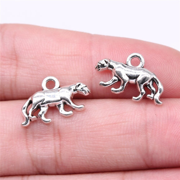 WYSIWYG 20pcs Charms 19x11mm Dog Charms For Jewelry Making Antique Silver Color DIY Jewelry Findings Pendant