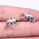 WYSIWYG 20pcs Charms 19x11mm Dog Charms For Jewelry Making Antique Silver Color DIY Jewelry Findings Pendant