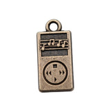 WYSIWYG 20pcs Charms 19x9mm Walkman Music Player Pendants For DIY Jewelry Making Antique Bronze Color Alloy Charms