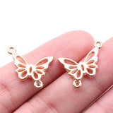 20pcs Charms 20x17mm Butterfly Connector Charms For Jewelry Making DIY Jewelry Findings Alloy Charms ef4470