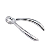 WYSIWYG 20pcs Charms 27x16mm Wish Bone Charms For Jewelry Making DIY Jewelry Findings Antique Silver Color Alloy Charms Pendant