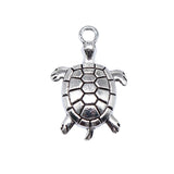 WYSIWYG 20pcs Charms 27x17mm Turtle Charms For Jewelry Making DIY Jewelry Findings Antique Bronze Color Alloy Charms Pendant