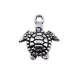 20pcs Charms Sea Turtle Antique Silver Color Alloy Diy Jewelry Making Accessories 14x16mm EF3968