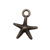 WYSIWYG 20pcs Charms Starfish Diy Jewelry Findings Antique Silver Color 13x16mm Starfish Charms