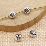 WYSIWYG 20pcs Jewelry Findings Handmade DIY Craft Bead Antique Silver Color Charms 5mm