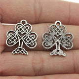 WYSIWYG 20pcs Jewelry Making DIY Handmade Craft Charms Antique Silver Color 19x23mm Love Tree Pendant