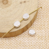 WYSIWYG 20pcs Oval Beads For Jewelry Making 6x7mm Antique Silver Color Jewelry Accessories