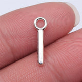 WYSIWYG 26pcs 16mm Alphabet A-Z Letters Charms Antique Silver Color Pendants Making DIY Handmade Tibetan Finding Jewelry