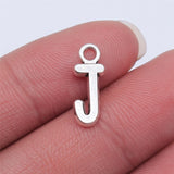 WYSIWYG 26pcs 16mm Alphabet A-Z Letters Charms Antique Silver Color Pendants Making DIY Handmade Tibetan Finding Jewelry