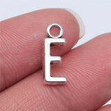 WYSIWYG 26pcs 16mm Alphabet A-Z Letters Charms Antique Silver Color Pendants Making DIY Handmade Tibetan Finding Jewelry