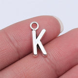WYSIWYG 26pcs 16mm Alphabet A-Z Letters Charms Antique Silver Color Pendants Making DIY Handmade Tibetan Finding Jewelry