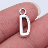 WYSIWYG 26pcs 16mm Alphabet A-Z Letters Charms Antique Silver Color Pendants Making DIY Handmade Tibetan Finding Jewelry