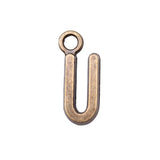 WYSIWYG 26pcs 16mm Charms Alphabet A-Z Letters Antique Bronze Color Pendants Making DIY Handmade Finding Jewelry