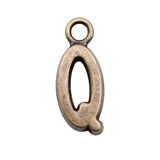 WYSIWYG 26pcs 16mm Charms Alphabet A-Z Letters Antique Bronze Color Pendants Making DIY Handmade Finding Jewelry