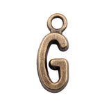 WYSIWYG 26pcs 16mm Charms Alphabet A-Z Letters Antique Bronze Color Pendants Making DIY Handmade Finding Jewelry