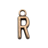 WYSIWYG 26pcs 16mm Charms Alphabet A-Z Letters Antique Bronze Color Pendants Making DIY Handmade Finding Jewelry