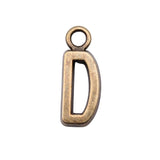 WYSIWYG 26pcs 16mm Charms Alphabet A-Z Letters Antique Bronze Color Pendants Making DIY Handmade Finding Jewelry