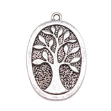 WYSIWYG 2pcs 25x38mm Life Tree Charms Antique Silver Color For Jewelry Making Zinc Alloy Charms Pendant DIY Jewelry Findings