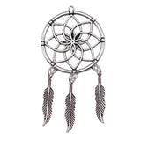 WYSIWYG 2pcs 35x71mm Dreamcatcher Charms Antique Silver Color For Jewelry Making Zinc Alloy Charms Pendant DIY Jewelry Findings