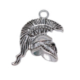 2pcs 36x28x14mm 3D Retro Roman Trojan Soldier Helmet Charm Pendant For Jewelry Making Necklace Making h0989