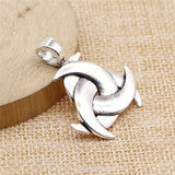 WYSIWYG 2pcs 36x30mm Lucky Triquetra Amulet Charm Charms Jewelry Making Triquetra Charms Charm Triquetra Sign